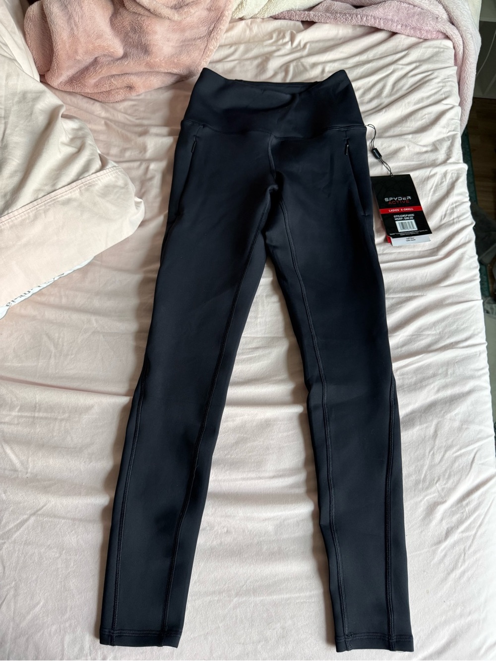 NWT Spyder Black Women's Performance leggings